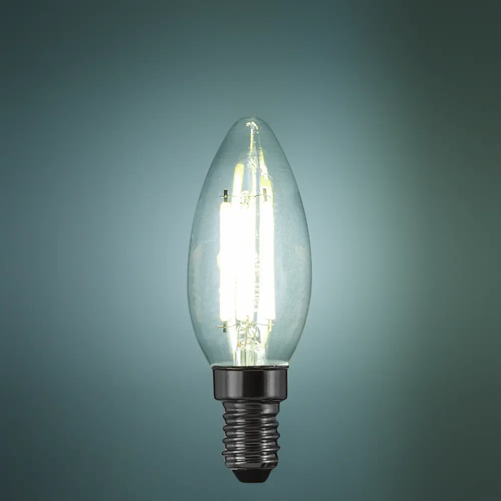 Лампа светодиодная Osram B E14 220/240 В 6 Вт свеча 806 лм холодный белый свет 85306987 STLM-2125025  - Вид №2