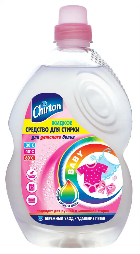 90276794 Гель для стирки CHIRTON для детского белья 1325 мл STLM-1073466