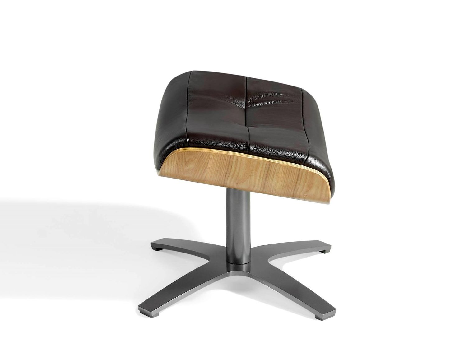 Кожаная мягкая поворотная спицевая подставка для ног Angel Cerda диван Trend ARCH-00043494 - Вид №2