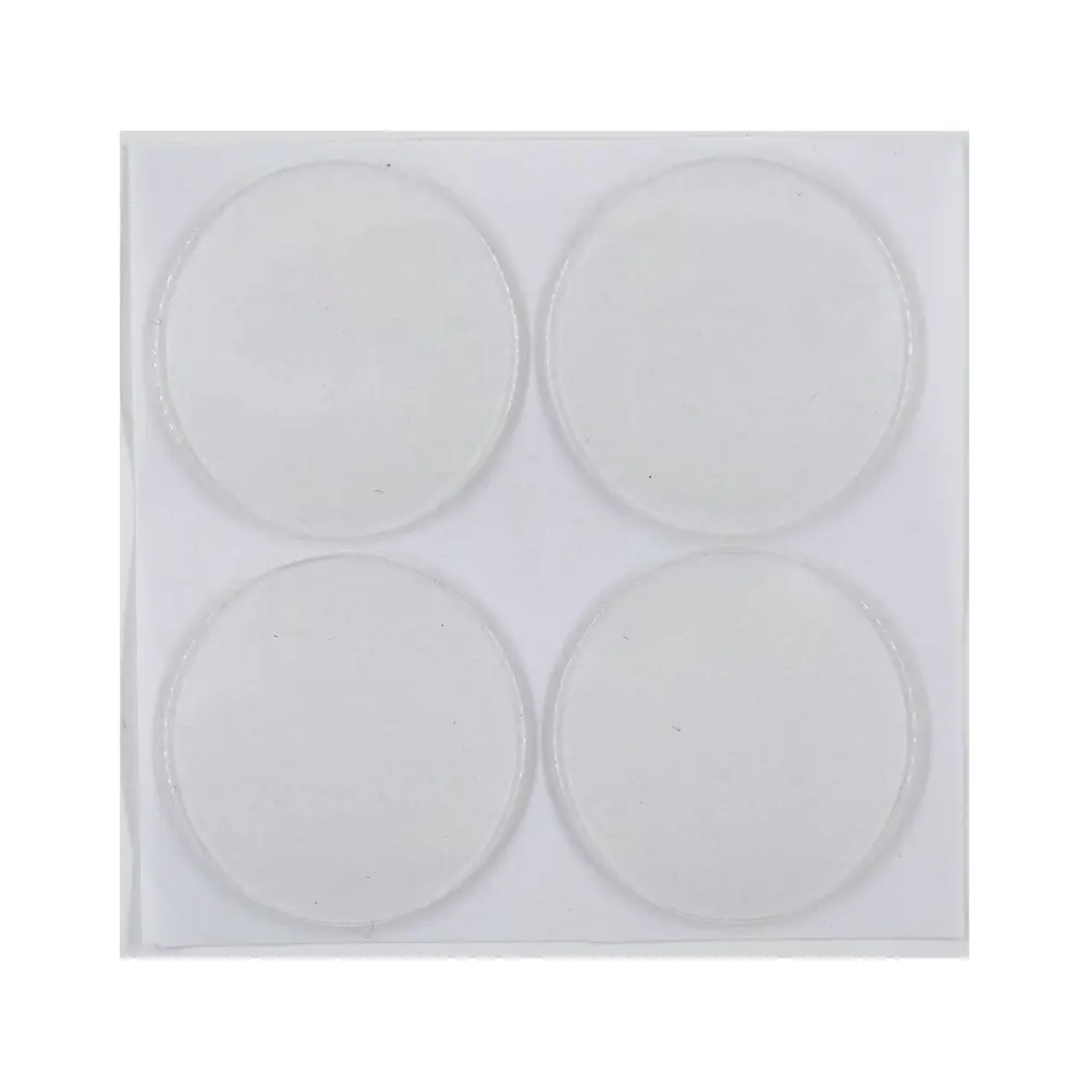 Накладки на мебельные ножки 33 мм круглые ПВХ цвет белый 4 шт DILWIS STLM-2202784 - Вид №1
