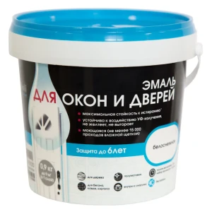 Эмаль для окон и дверей акриловая Dali Special цвет белая 0.9 кг