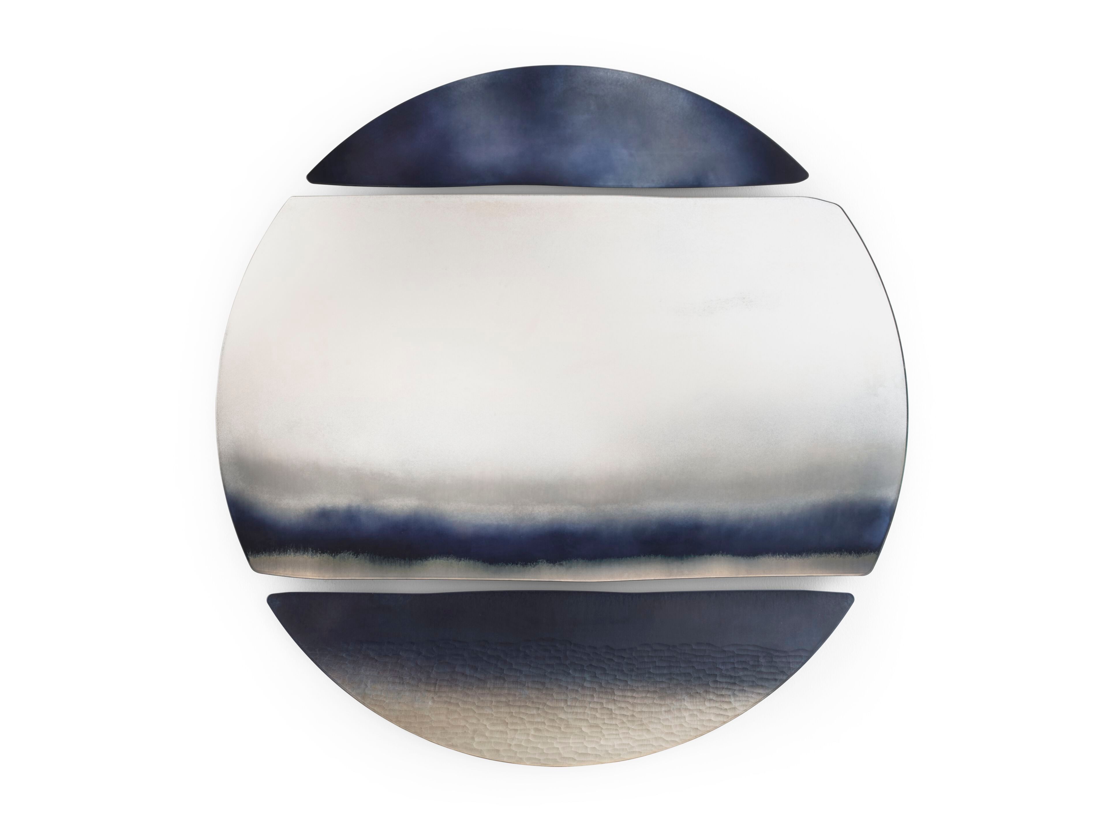 Круглое стеклянное зеркало со встроенным настенным освещением ARTE VENEZIANA Стромболи ARCH-00134166