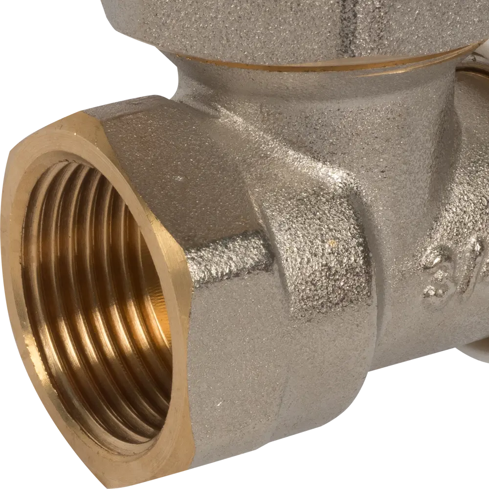 Вентиль регулирующий для радиатора угловой Euros 3/4" латунь STLM-2039917 - Вид №2