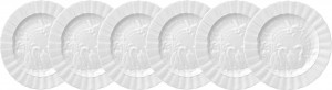 10664300 Meissen Набор из 6 тарелок закусочных Meissen "Лебединый сервиз" 22см Фарфор, Керамика