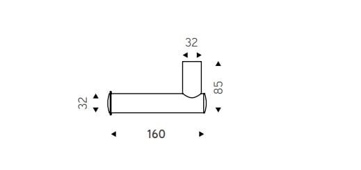 Металлический держатель рулона EVER Life Design ARCH-00086063 - Вид №3