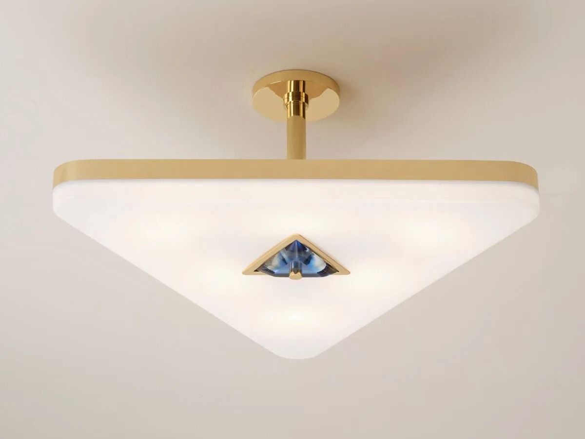 Акриловый потолочный светильник GASPARE ASARO IRIS TRIANGLE ARCH-00035112