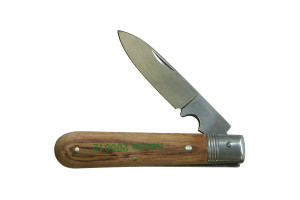 15478882 Нож для резки кабеля с деревянной рукояткой 200012 HAUPA