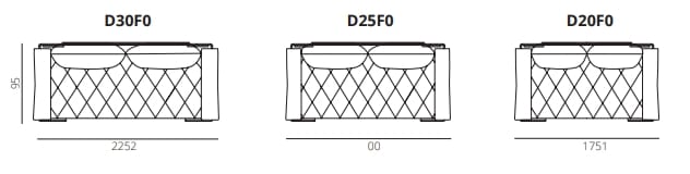 3-местный тканевый диван AERRE ITALIA Yellow ARCH-00027864 - Вид №6