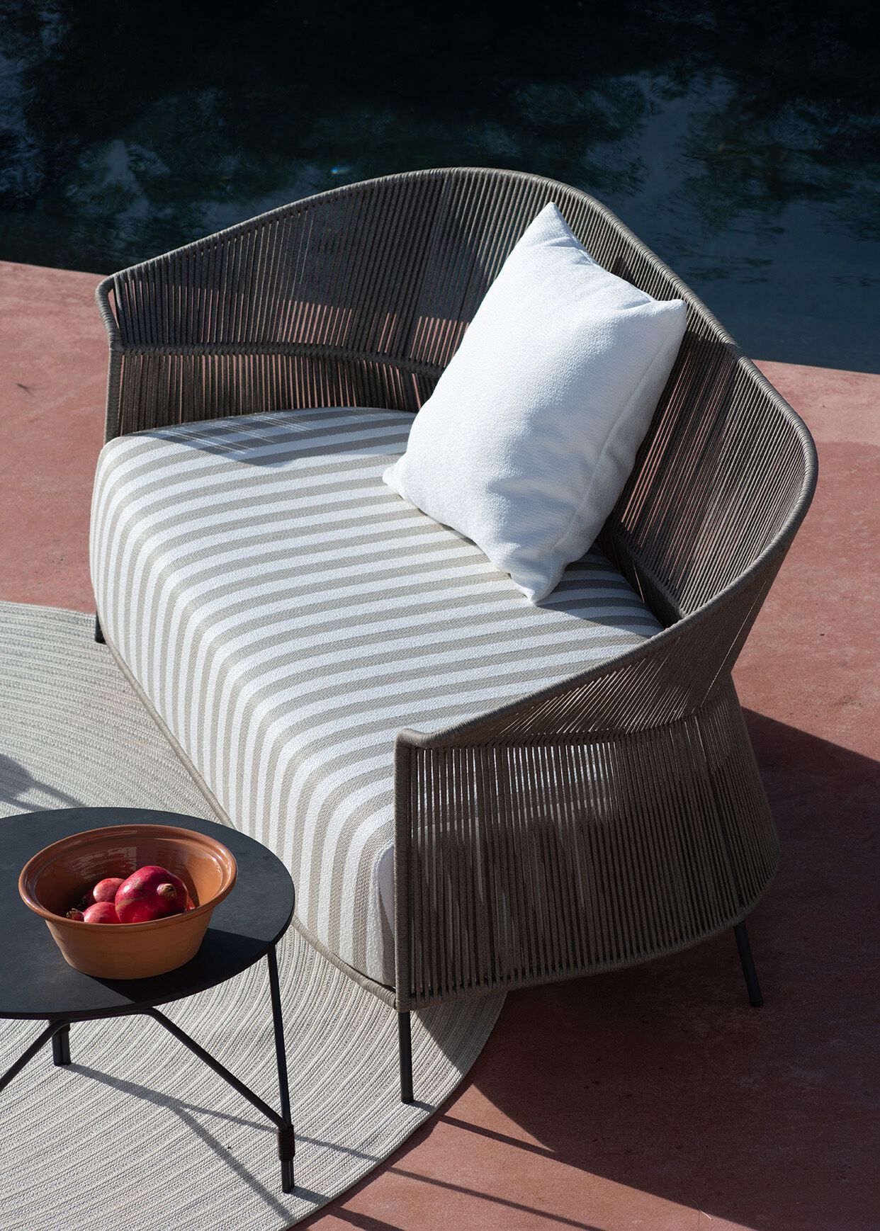 Садовый диван из веревки и ткани Potocco ARCH-00101256 - Вид №3