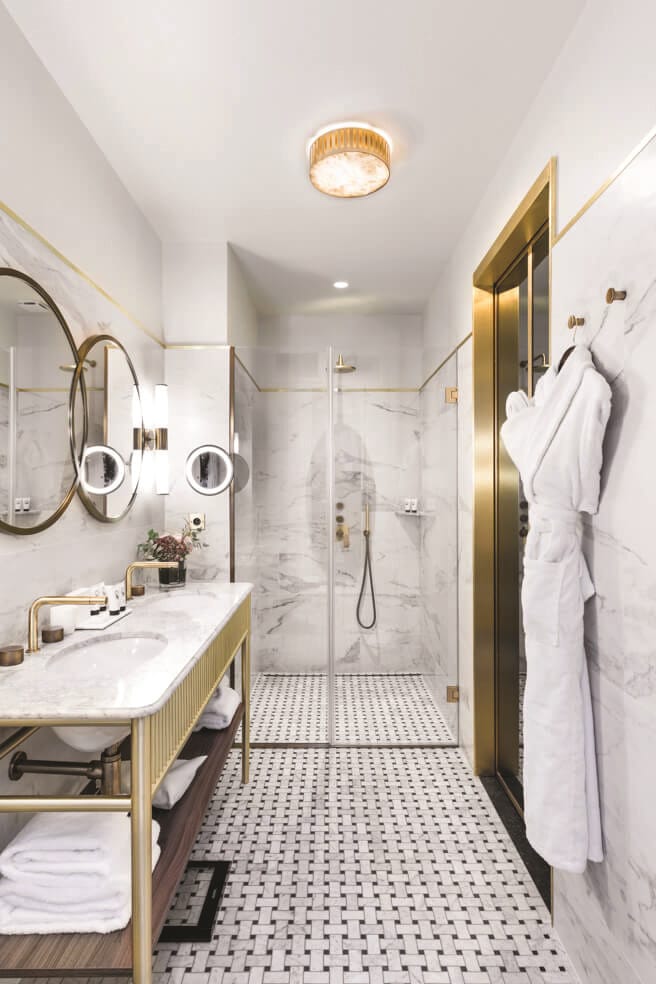 Термостатический набор для душа с 3 отверстиями RUBINETTERIE STELLA ARCH-00123065 - Вид №4