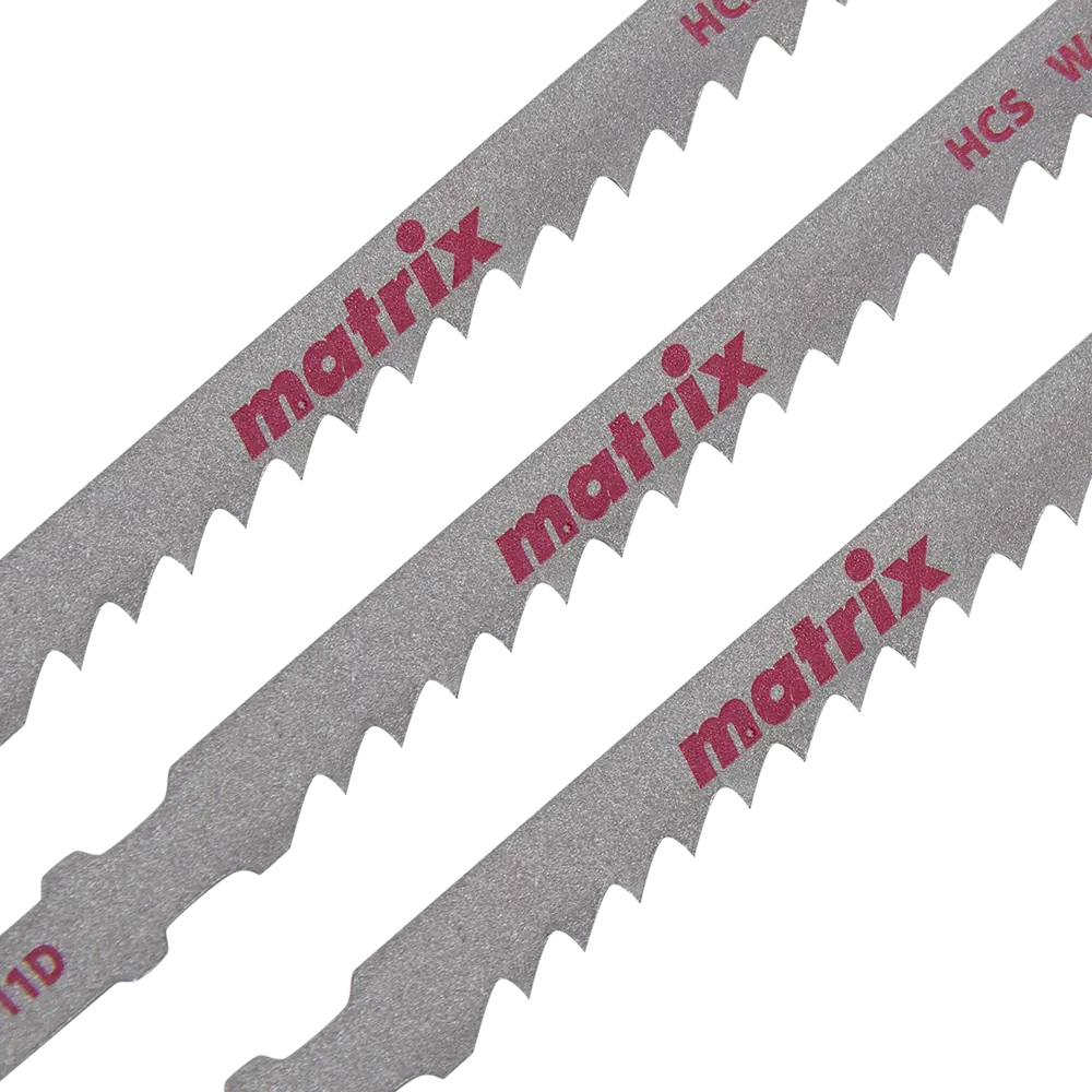Пилка для лобзика по дереву Matrix T111D чистый рез, 3 шт STLM-2080946 - Вид №1