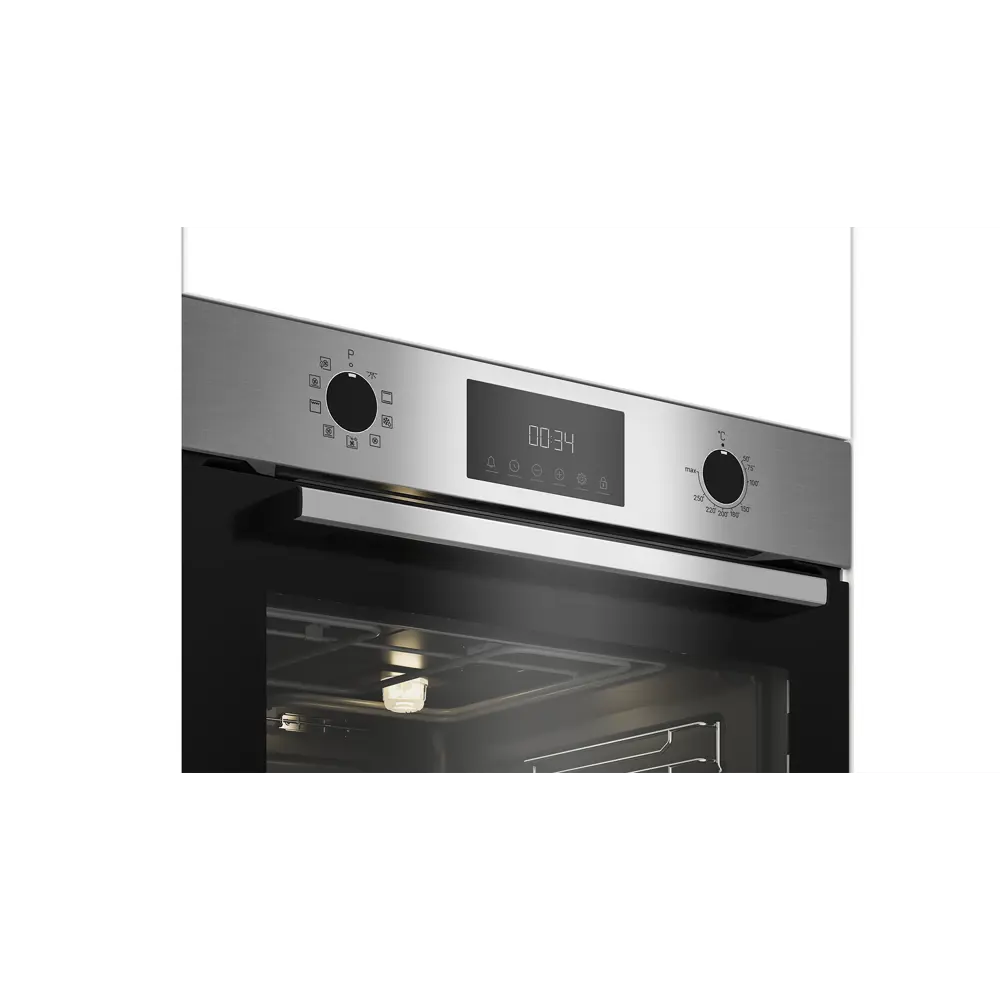 Электрический духовой шкаф Indesit IFE 3841 J IX 59.4x59.5 см конвекция цвет нержавеющая сталь STLM-2137969 - Вид №1