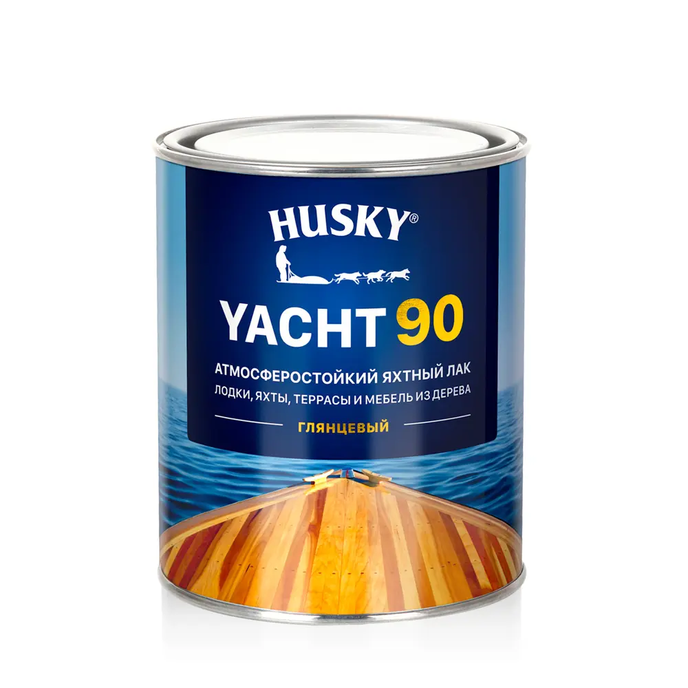 Атмосферостойкий лак Husky Yacht 90 для защиты древесины 86765097 STLM-0071487 - Вид №1