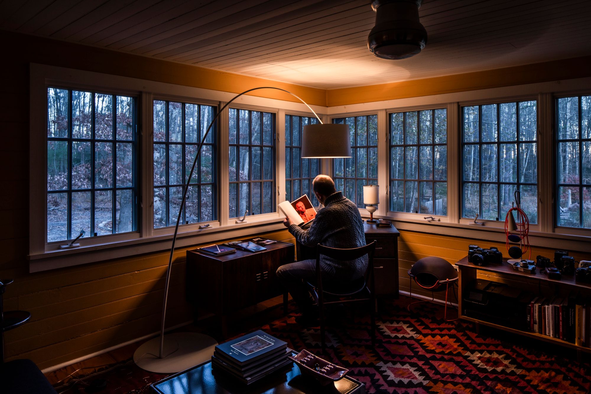 Дуговая лампа из композитного материала с металлическим основанием Foscarini ARCH-00111359 - Вид №15