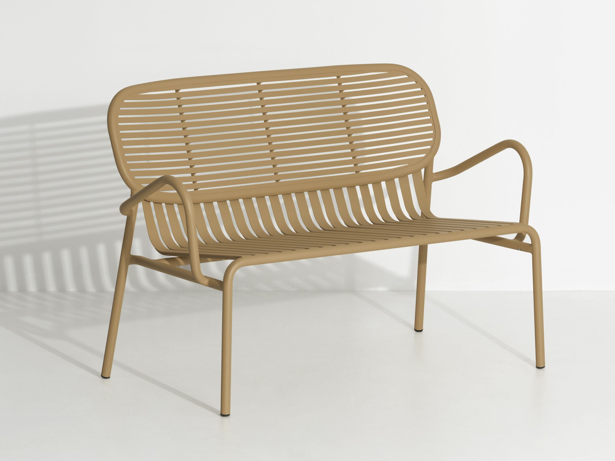 Алюминиевая садовая скамейка с порошковым покрытием с подлокотниками Petite Friture выходные ARCH-00120153 - Вид №7