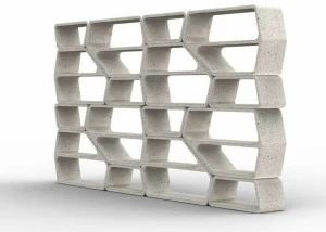 Manufatti Viscio Модульный книжный шкаф из бетона