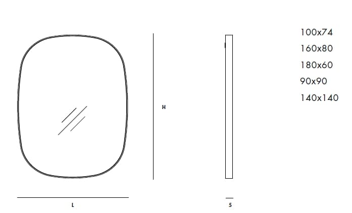 Настенное зеркало в рамке Sovet Italia YORK ARCH-00147127 - Вид №13