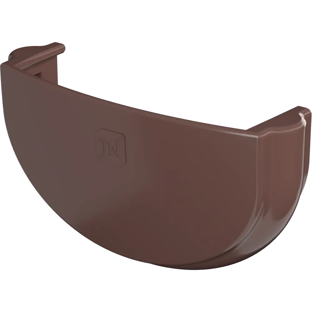 Заглушка желоба ПВХ Технониколь Оптима 29 мм 120 мм цвет коричневый STLM-2193749