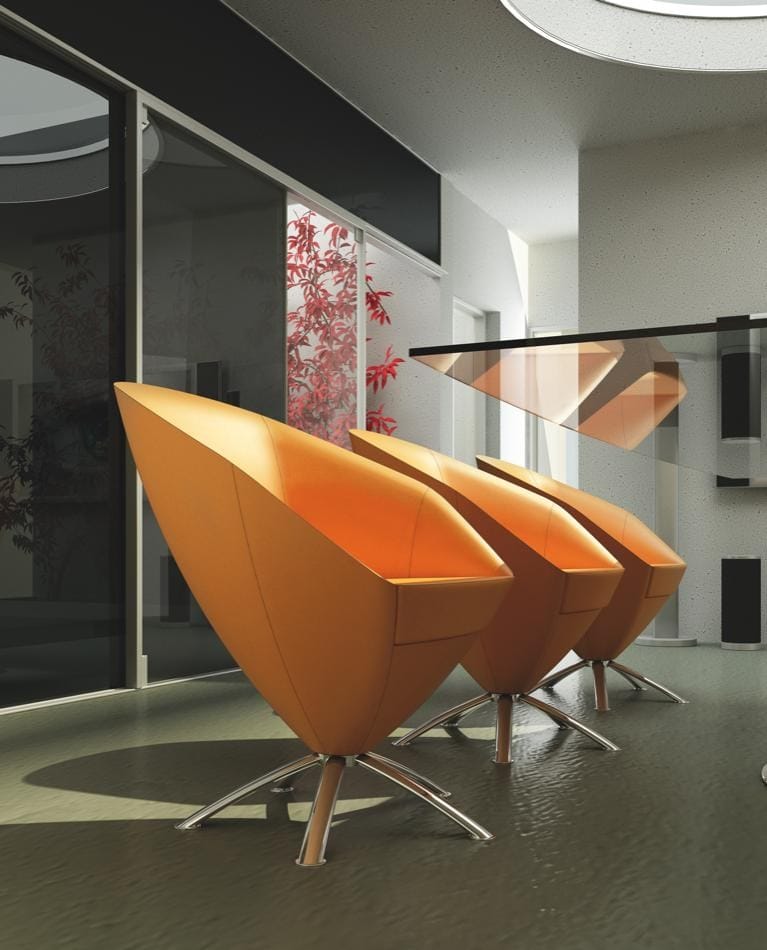 Ткань спиц поворотный стул Cizeta ARCH-00081464 - Вид №7