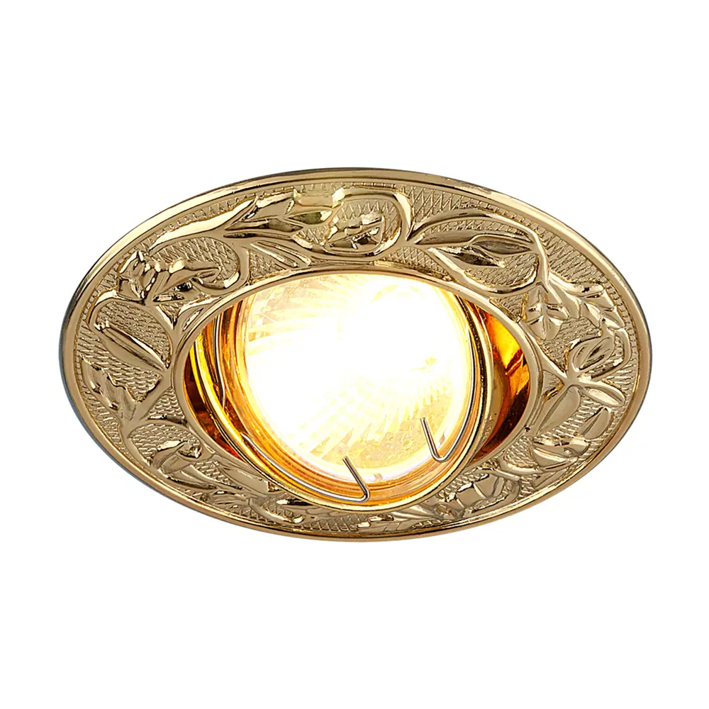 Спот встраиваемый Электростандарт Amelia, GU5.3, 50 Вт, цвет золото Elektrostandard STLM-2080758