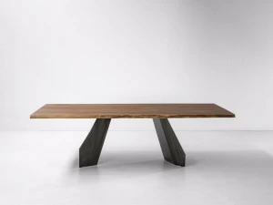 Bonaldo Прямоугольный деревянный стол Origami