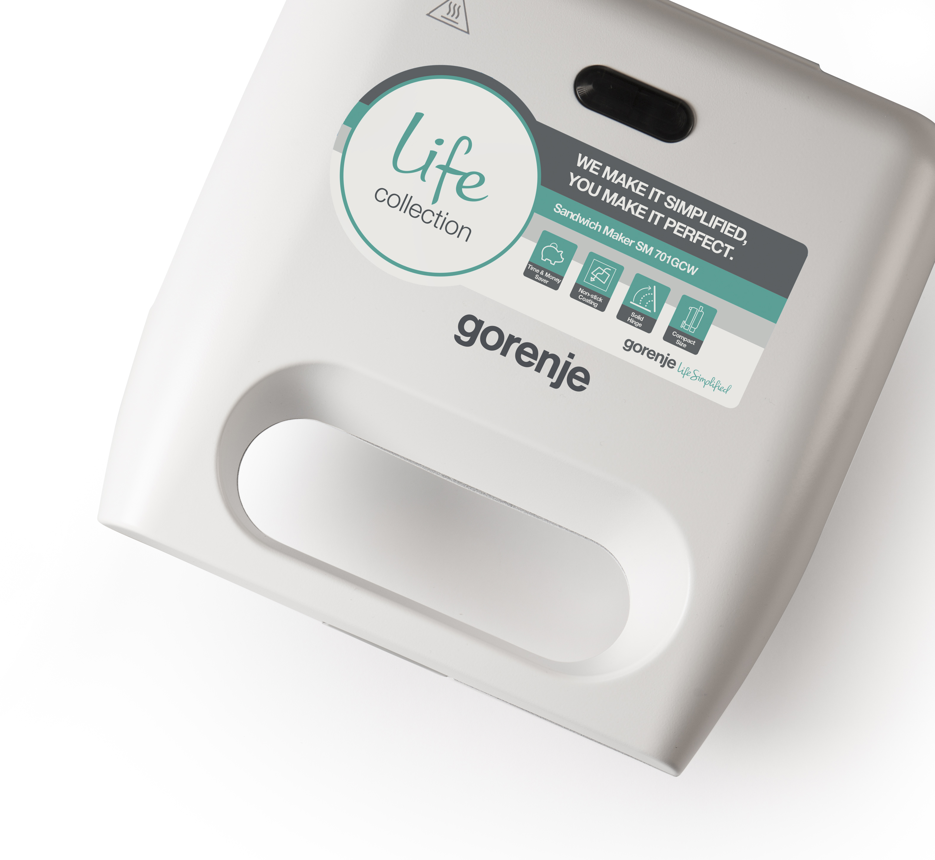 SM701GCW Гриль / мини-гриль, 700 вт Gorenje Santreyd  - Вид №4