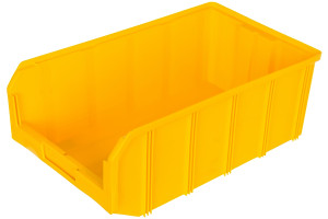 15621803 Пластиковый ящик 502х305х184мм, 20 литров, V-4-желтый СТЕЛЛА-ТЕХНИК