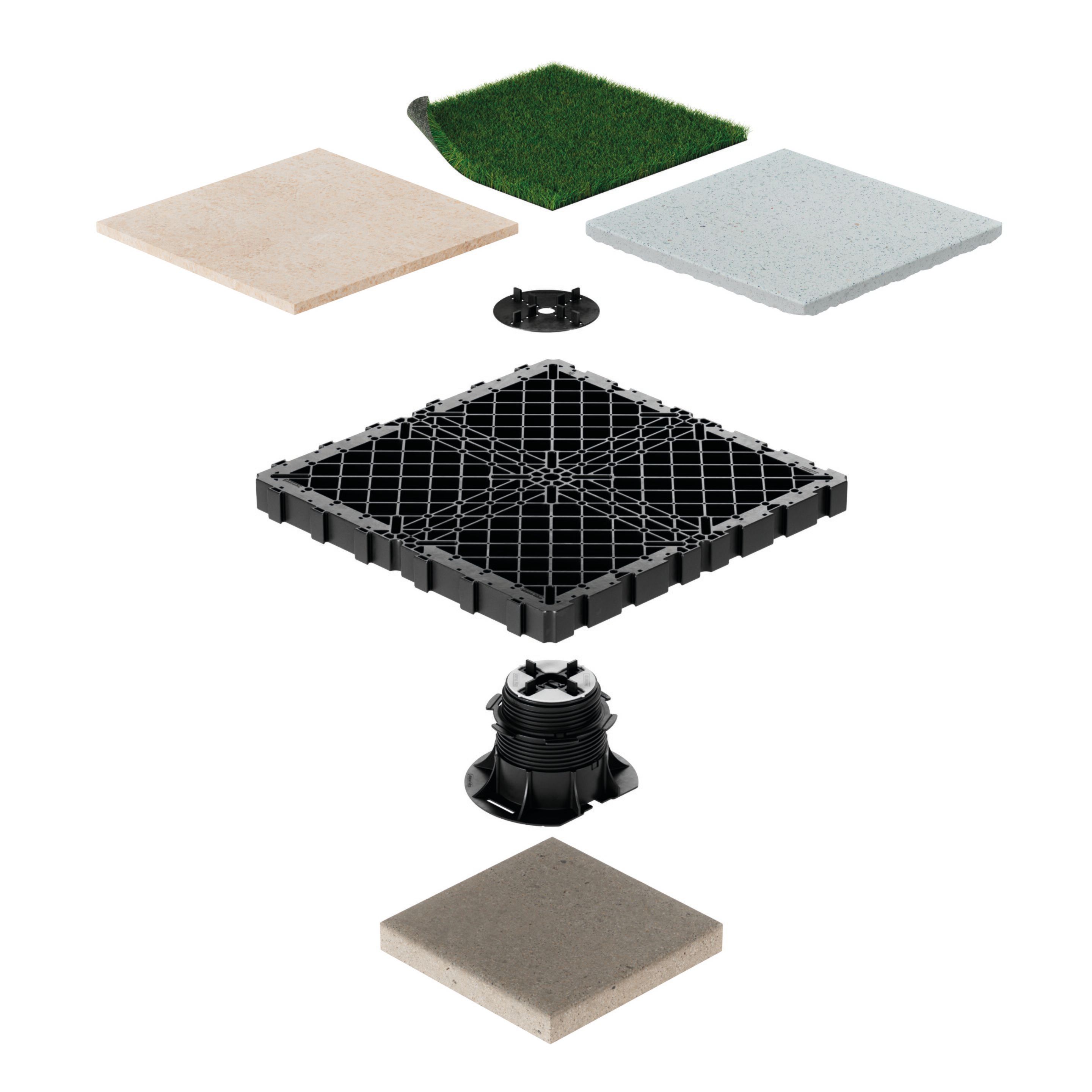 Бетонная основа для наружных фальшполов ETERNO IVICA GRF System ARCH-00137157 - Вид №1