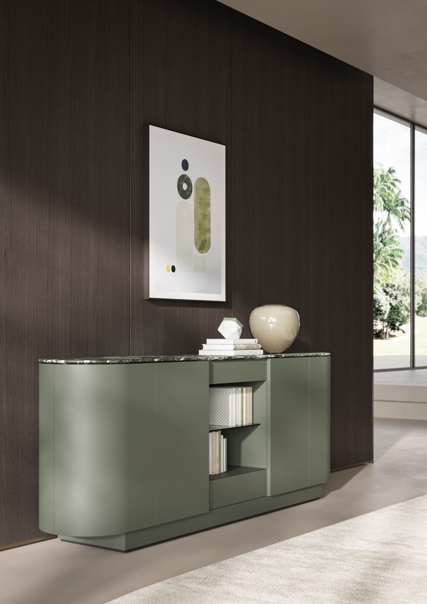 Шкаф из дуба с распашными дверями PROF Dea ARCH-00116449 - Вид №29