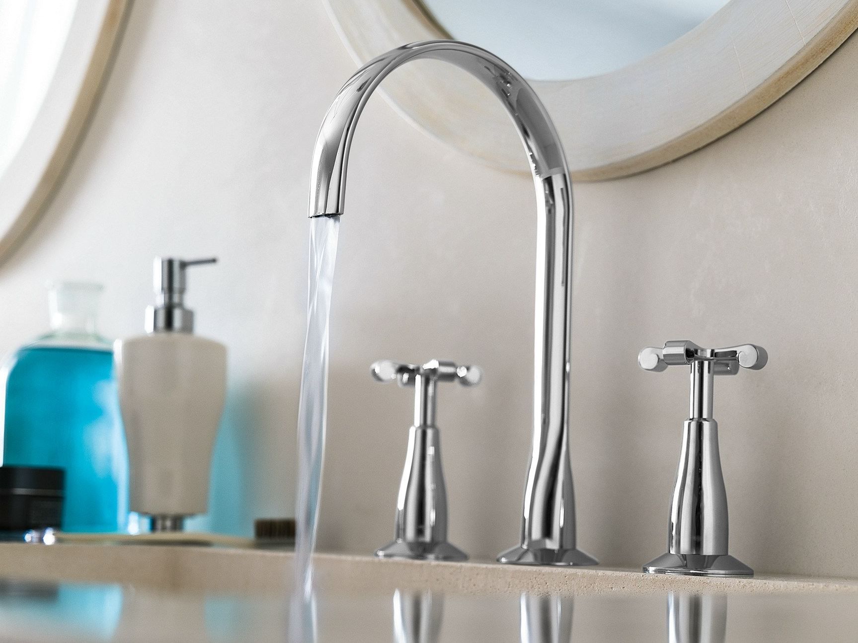 Смеситель для раковины с 3 отверстиями Nobili Carlos Primero ARCH-00090249 - Вид №1