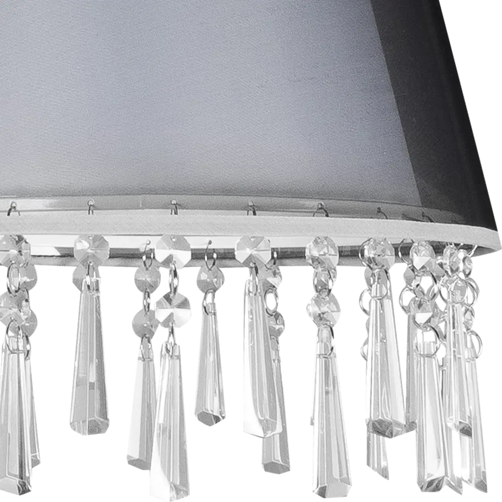 Подвесной светильник 15093H 1хЕ27х60 Вт цвет никель/чёрный Globo STLM-2089452 - Вид №5