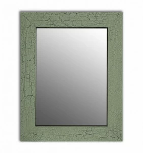 Зеркало настенное прямоугольное 80х170 см зеленое "Кракелюр Зеленый" ДОМ КОРЛЕОНЕ ДИЗАЙНЕРСКИЕ 00-3964338 Зеленый