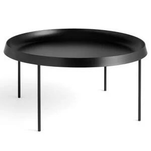 Столик кофейный Tulou, черный, Ø75х35 см