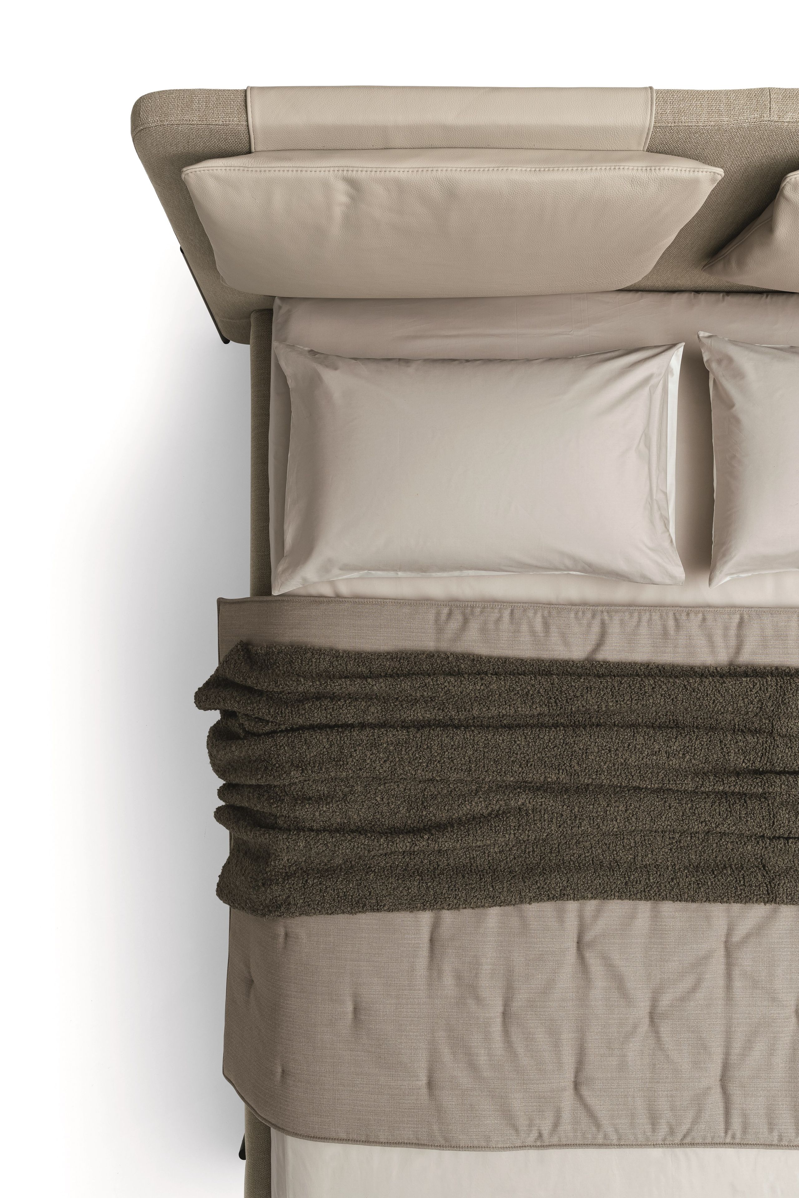 Тканевая кровать с мягким изголовьем Ditre Italia ALAR ARCH-00071165 - Вид №2