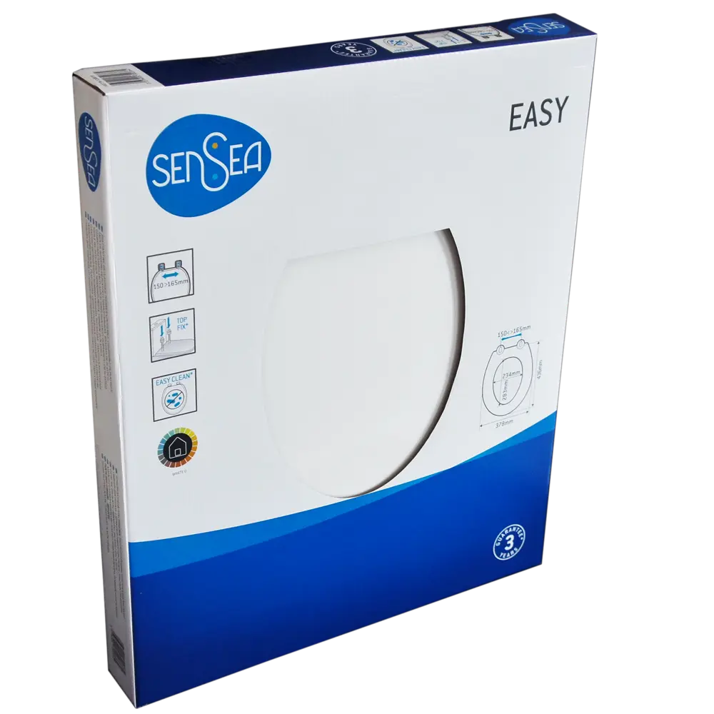 Сиденье для унитаза Sensea Easy овальное, цвет белый STLM-2004277 - Вид №7
