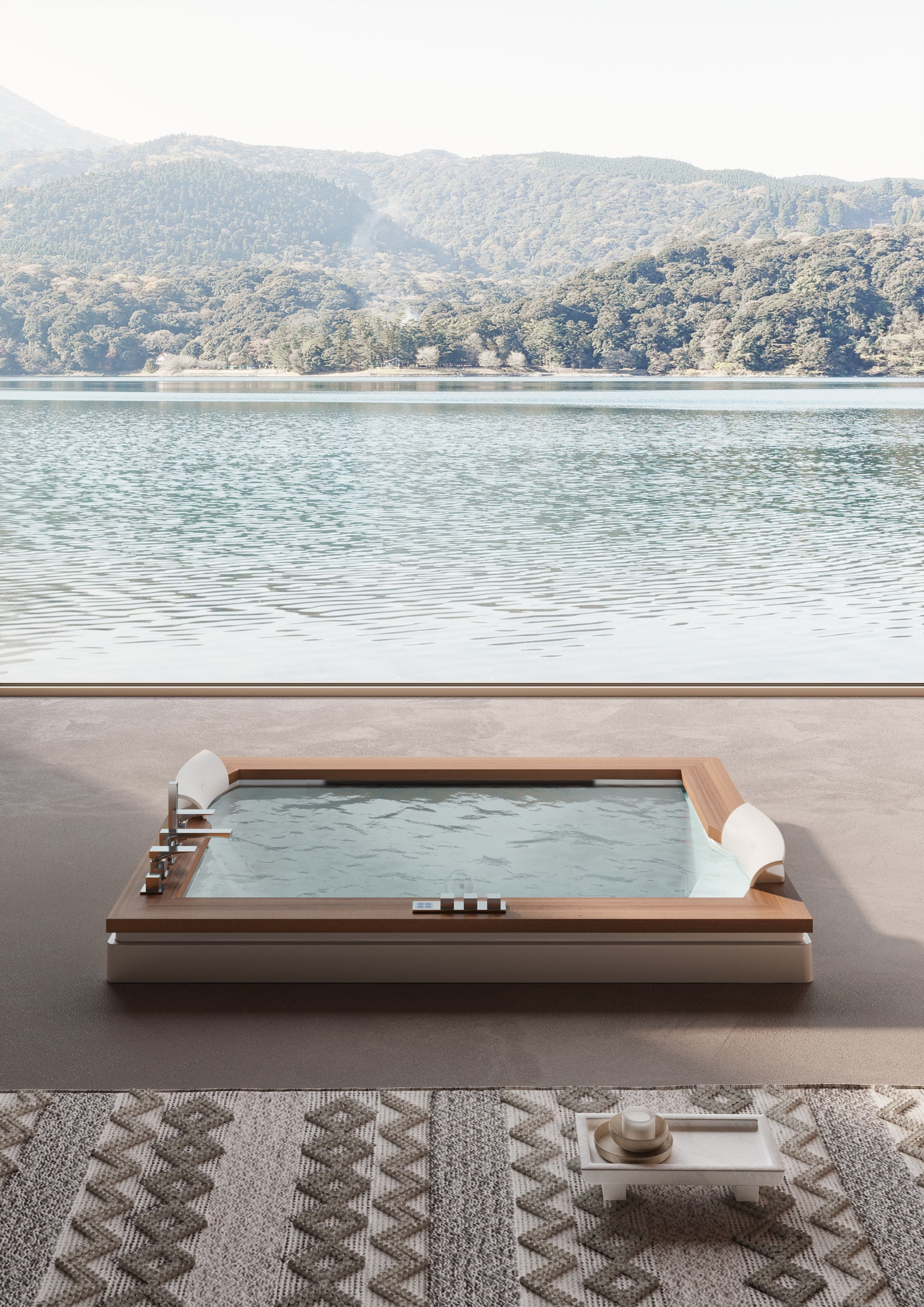 Встраиваемая 2-местная ванна с гидромассажем Jacuzzi® ARCH-00152672