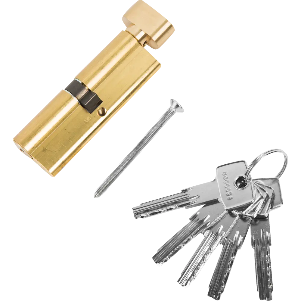 Цилиндр дверной ABUS KD6MM с защитой от взлома, золотистый 82441705 STLM-0027376 - Вид №1