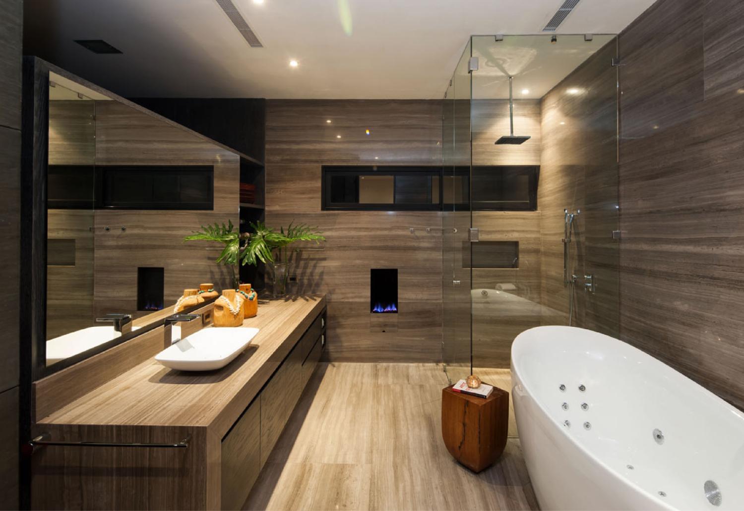 Стильные Ванные комнаты. Современная ванная комната. Ванная в современном стиле. Интерьер ванной комнаты.