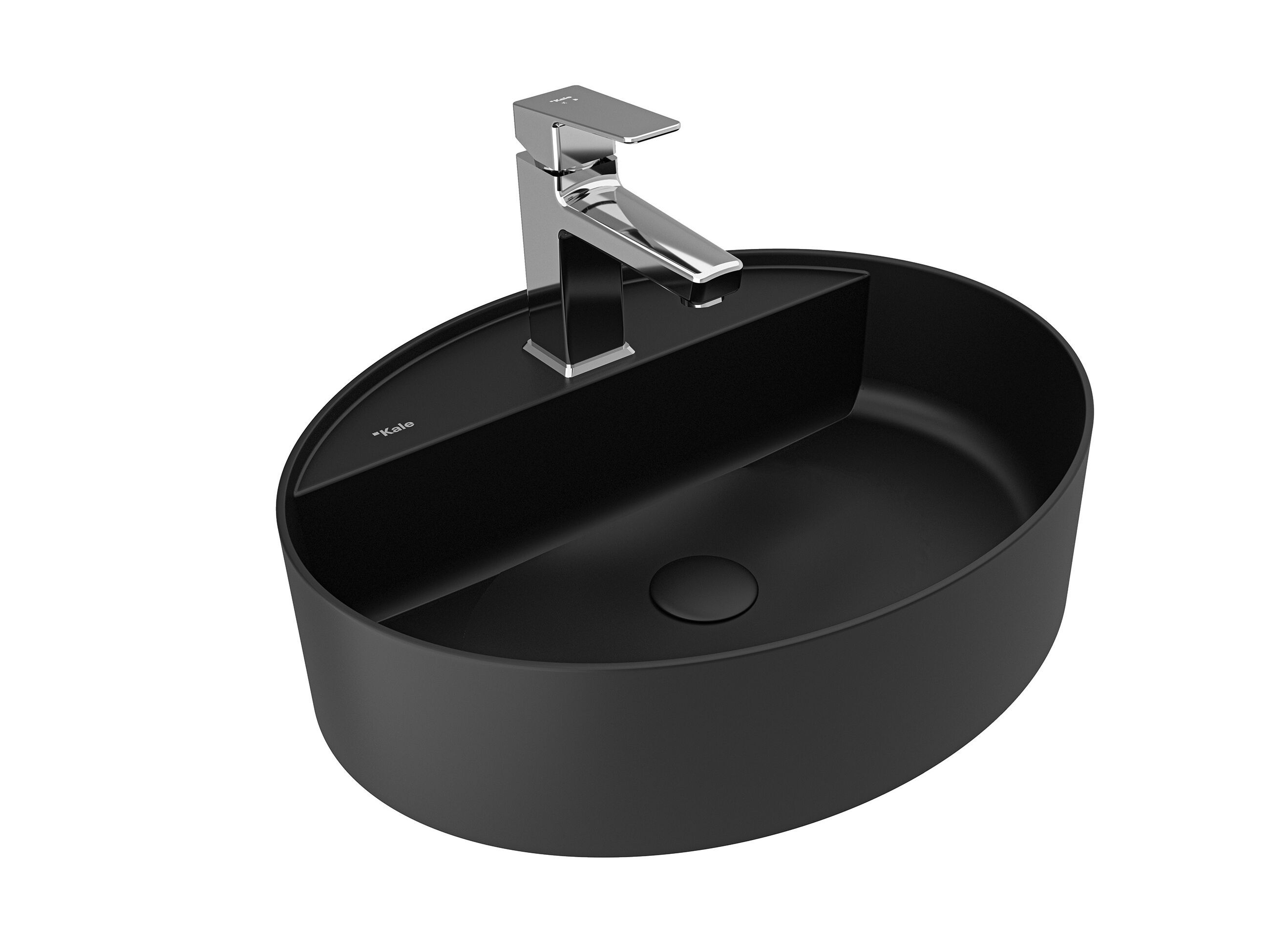 Овальный умывальник Fireclay Kaleseramik сантехника ARCH-00114157 - Вид №1