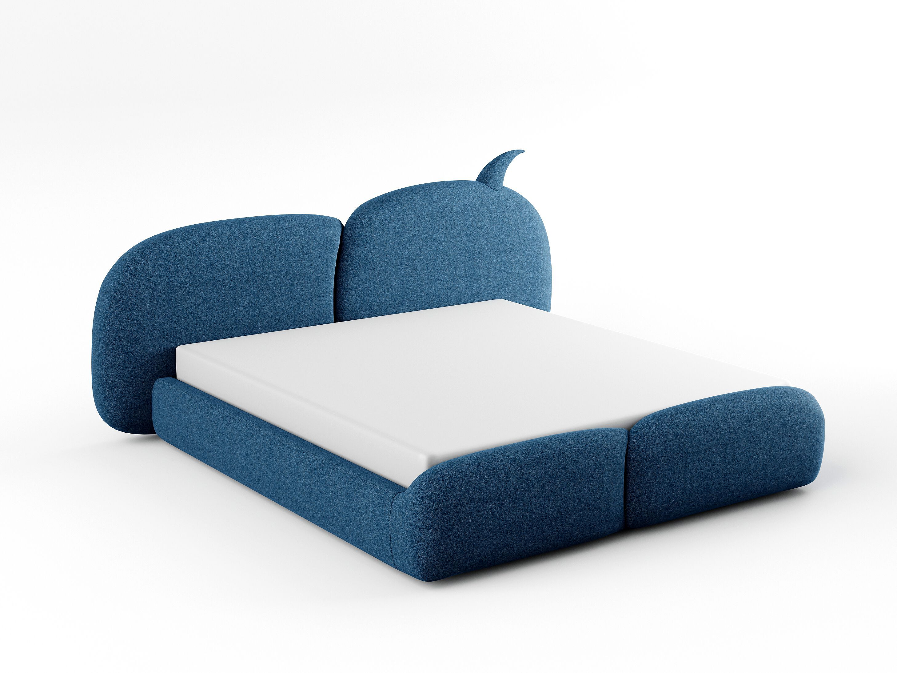 Двуспальная кровать с мягким изголовьем HC28 maison UNICORE ARCH-00056929