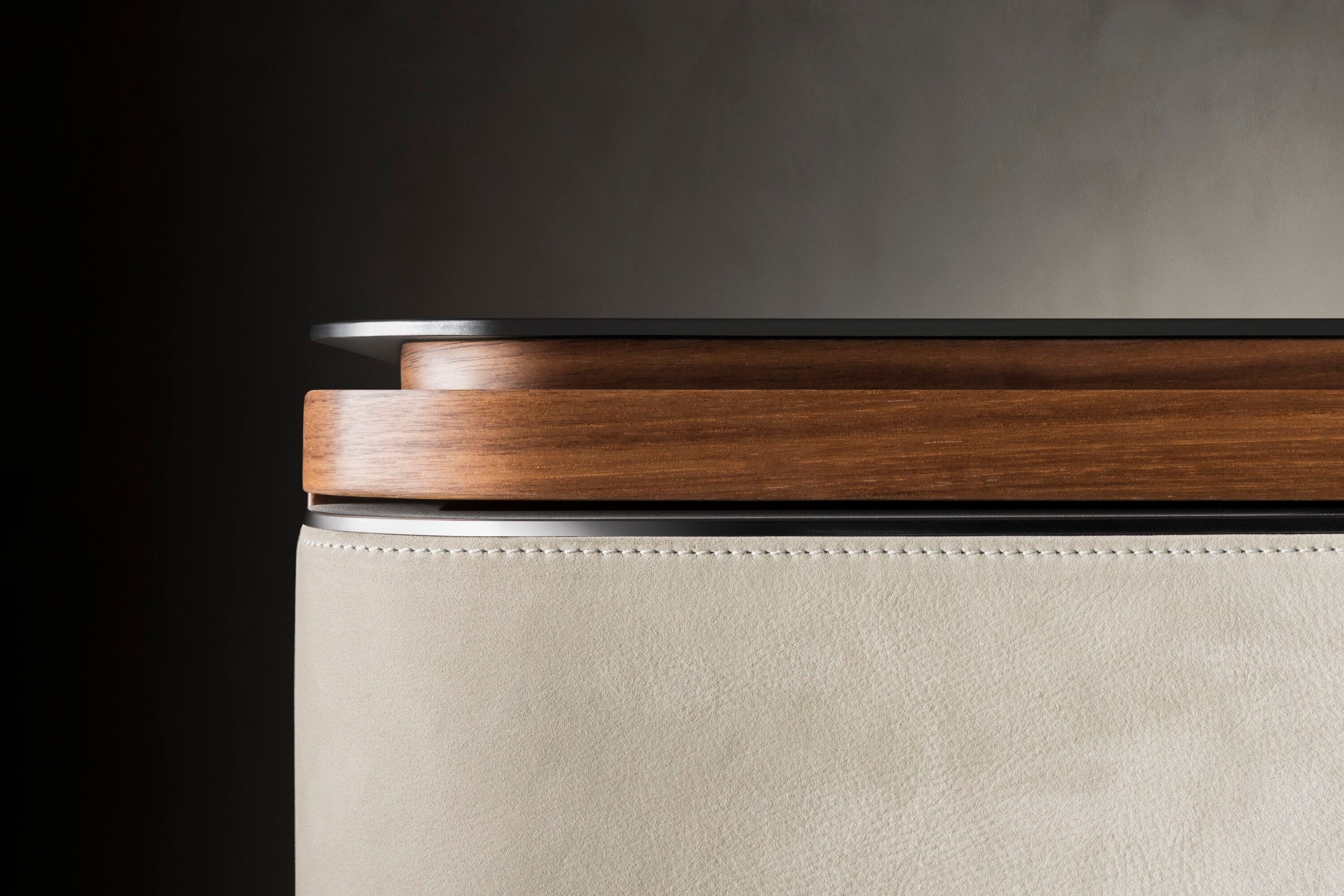 Септимин из грецкого ореха с кожаной обивкой OAK New York Suite ARCH-00114026 - Вид №3