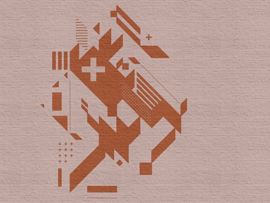 Обои с эффектом кирпича с цифровой печатью Architects Paper Walls by Patel II ARCH-00029676