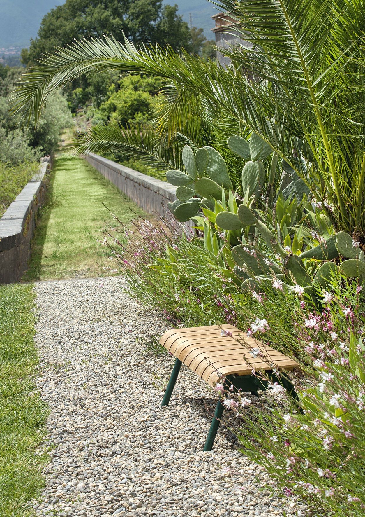 Алюминиевая и деревянная скамья со спинкой Ethimo Ace ARCH-00122616 - Вид №44