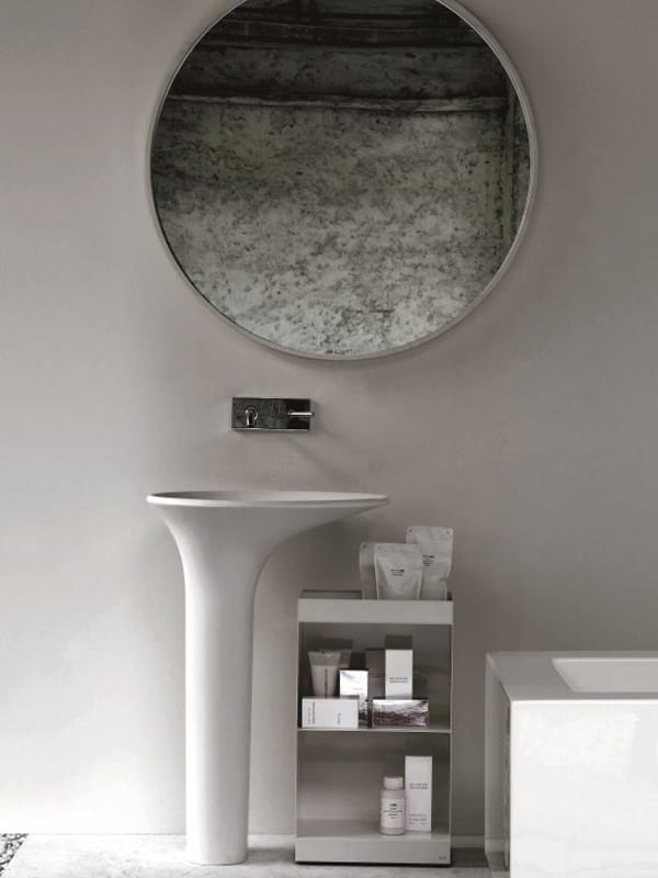 Круглая отдельно стоящая раковина из Cristalplant® Zucchetti ARCH-00107923 - Вид №9