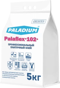 PL-102/5 Плиточный клей PalafleХ-102, 5 кг Paladium