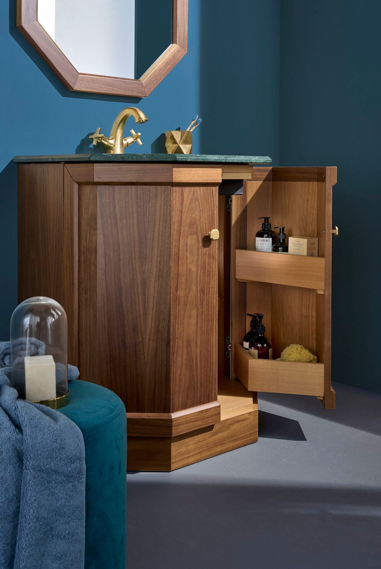 Напольный умывальник с дверцами Gaia Mobili Contemporary ARCH-00149710 - Вид №3