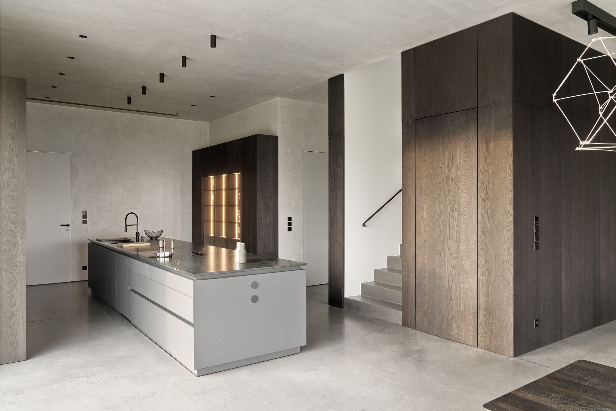 Деревянная кухня с островом на заказ Zajc Z1 ARCH-00029762 - Вид №3