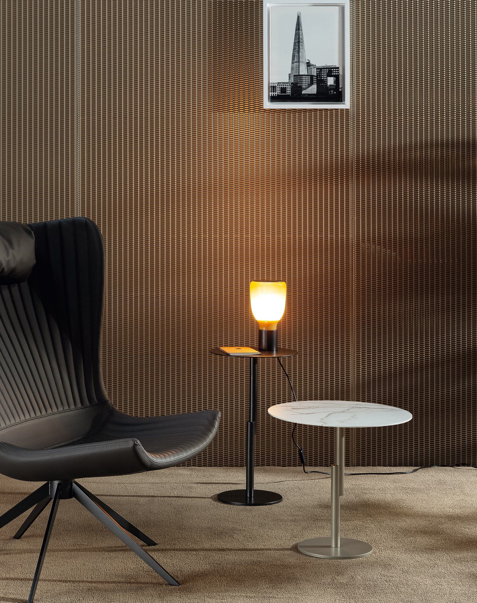 Круглый керамический журнальный столик для гостиной BONALDO трансплантаты ARCH-00098093 - Вид №2