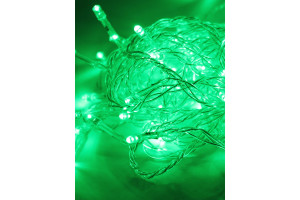 19773916 Светодиодная гирлянда 80 светодиодов, зеленый, 8.8м, 8 режимов мигания KOC_GIR80LED_G КОСМОС
