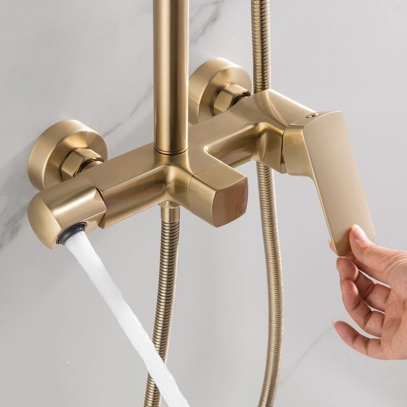 Набор для душа на открытом воздухе с ручным душем Fontana Showers FS15037BG ARCH-00002710 - Вид №1